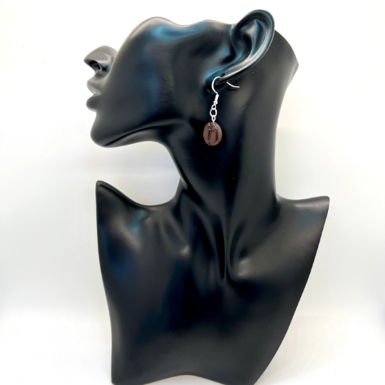 Coffee Bean Earrings