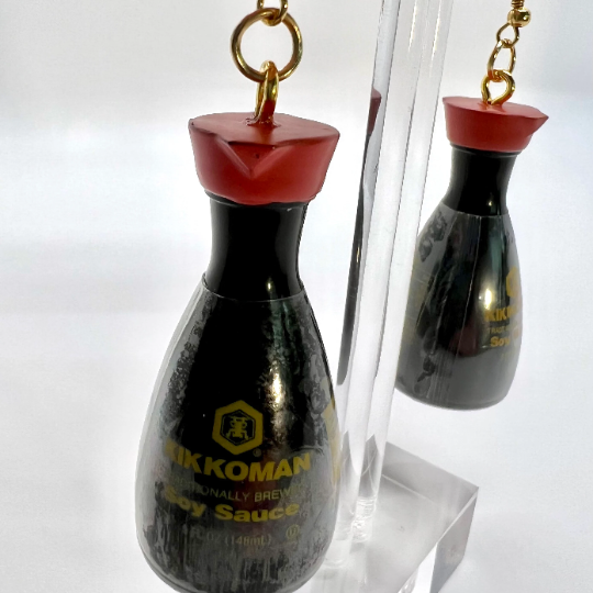 Kikkoman Soy Sauce Earrings