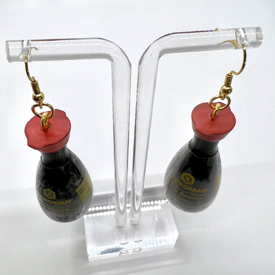 Kikkoman Soy Sauce Earrings