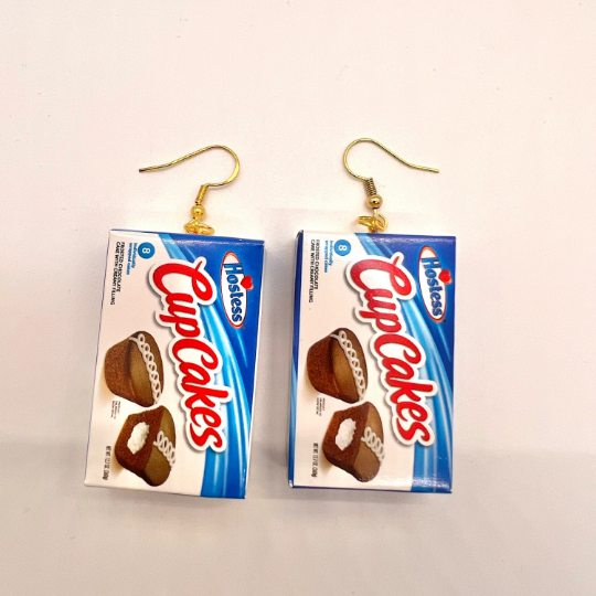 Hostess Cupcake Box Earrings