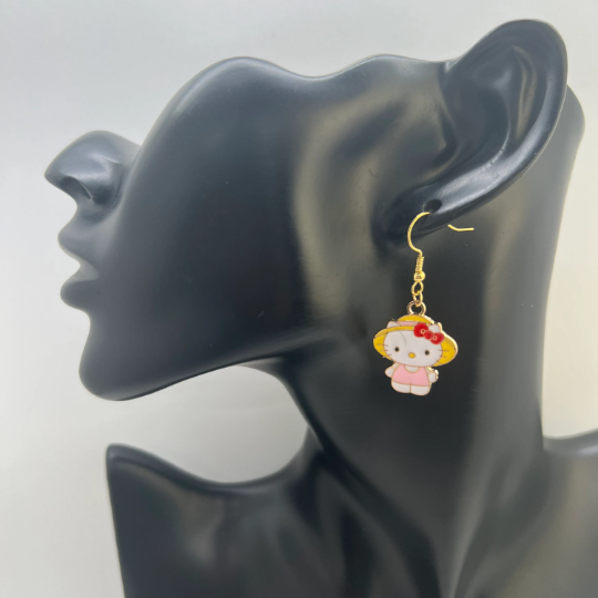 Hello Kitty Character Earrings