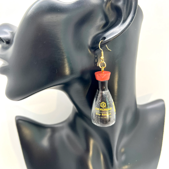 Kikkoman Soy Sauce Earrings