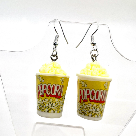 Popcorn Bucket Earrings