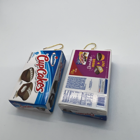 Hostess Cupcake Box Earrings