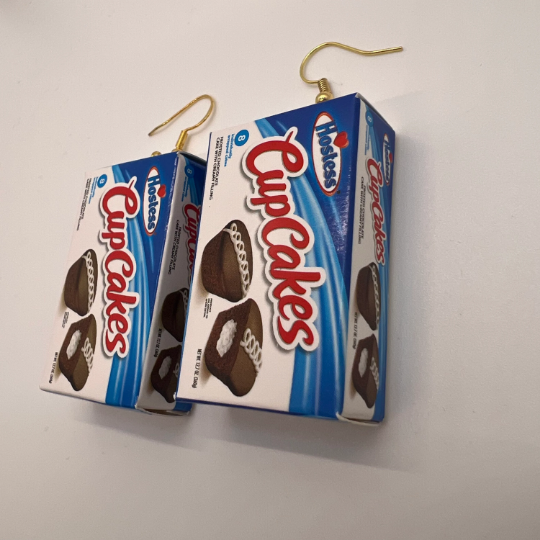 Hostess Cupcake Box Earrings