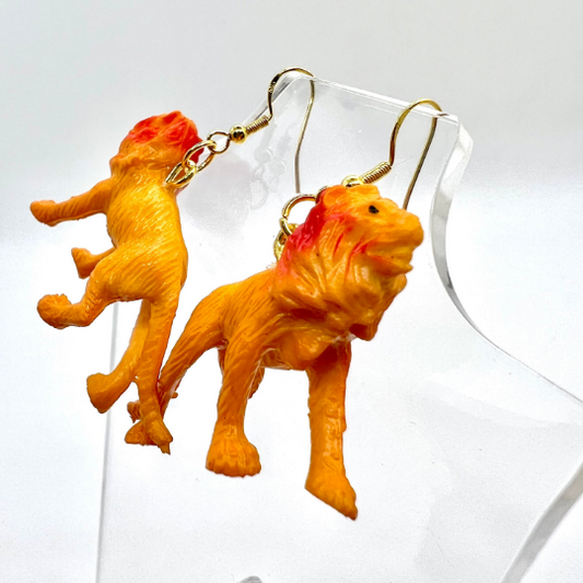 Lion Earrings