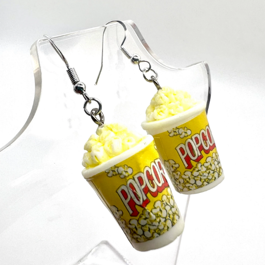 Popcorn Bucket Earrings