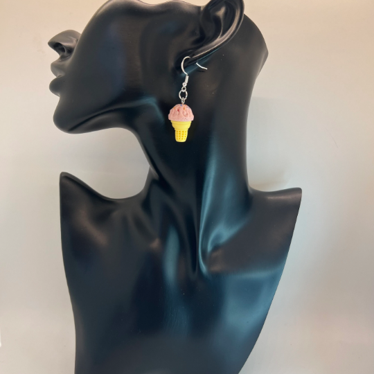 Ice Cream Cone Earrings