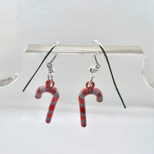 Christmas Candy Cane Earrings
