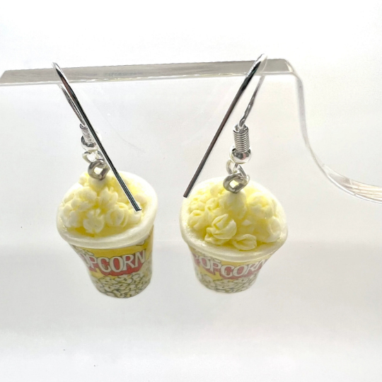 Popcorn Bucket Earrings