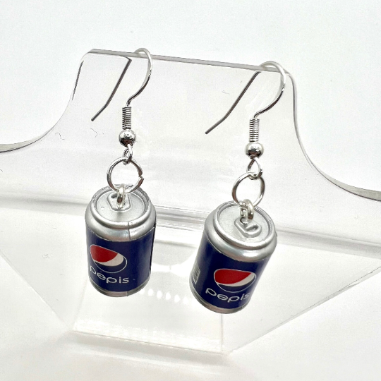 Pepsi Can Earrings