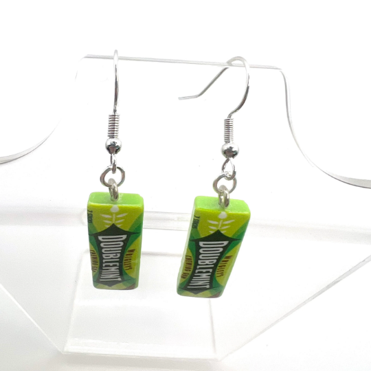 Double Mint Gum Earrings