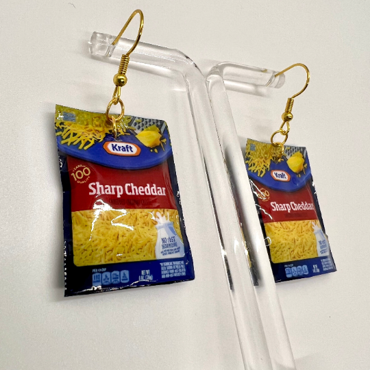 Cheddar Cheese Earrings