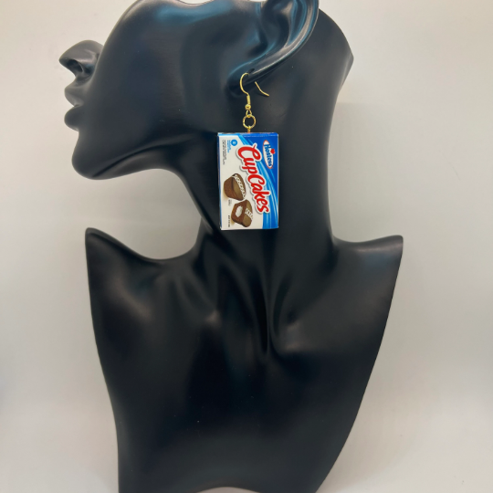 Hostess Cupcake Box Earrings