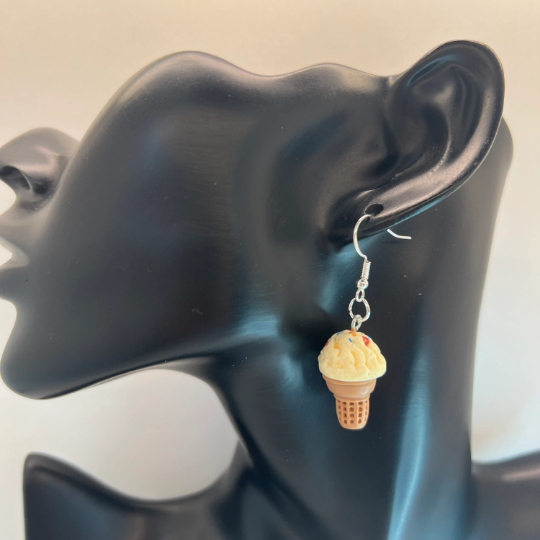 Ice Cream Cone Earrings