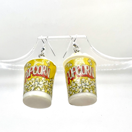 Popcorn Bucket Earrings