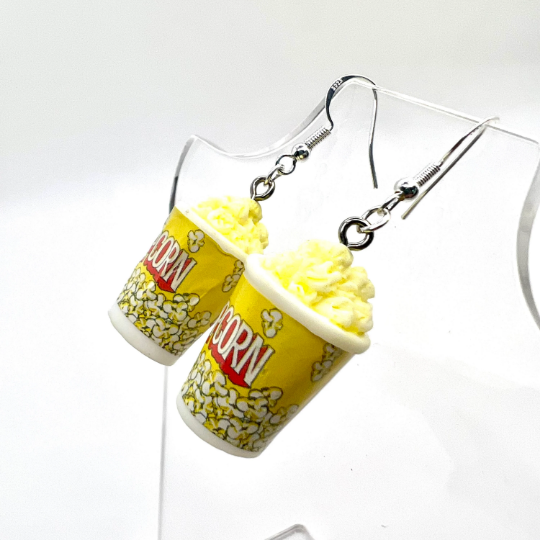 Popcorn Bucket Earrings