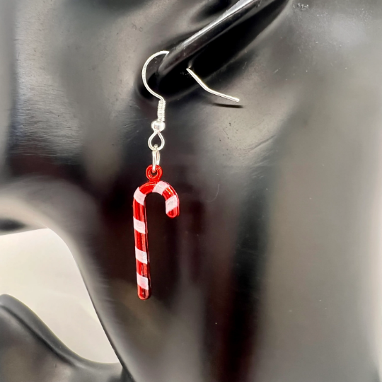 Christmas Candy Cane Earrings