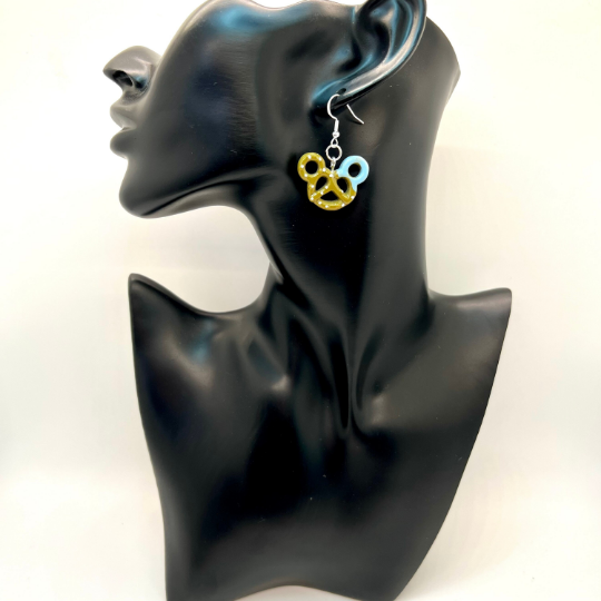 Mickey Pretzel Earrings