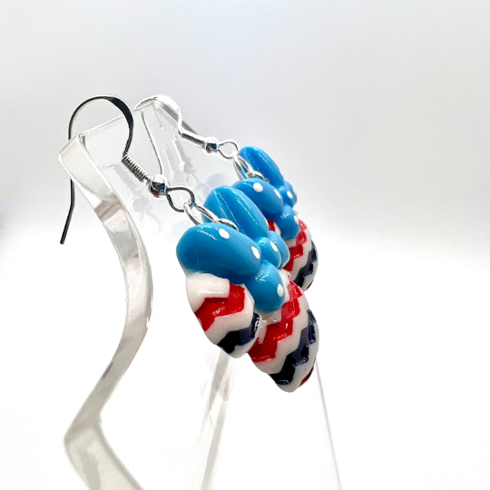 Patriotic Minnie Earrings