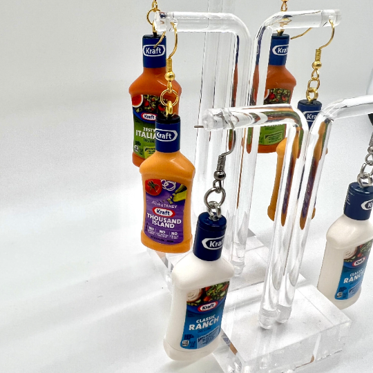 Salad Dressing Earrings