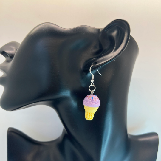 Ice Cream Cone Earrings