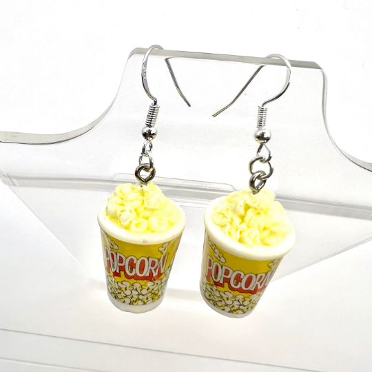 Popcorn Bucket Earrings