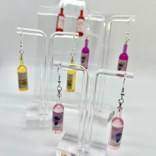 Wine Bottle Earrings