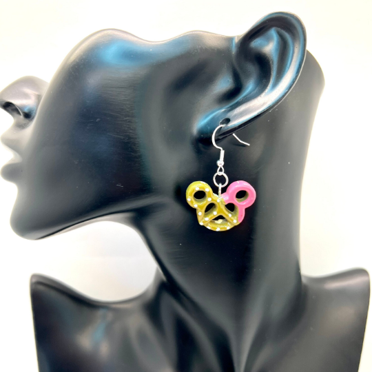 Mickey Pretzel Earrings