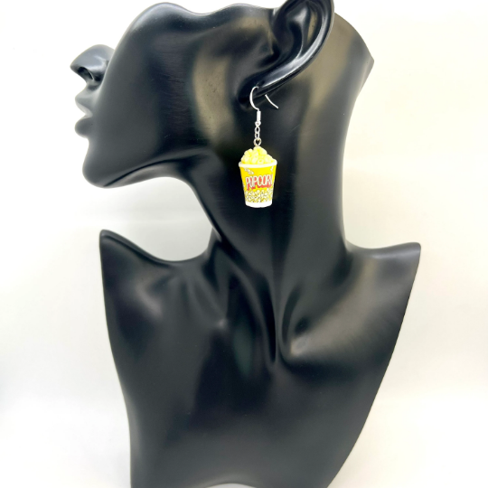 Popcorn Bucket Earrings
