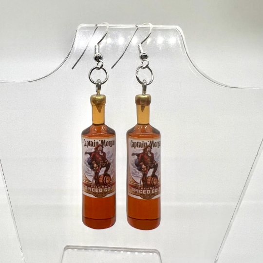 Captain Morgan Bottle Earrings
