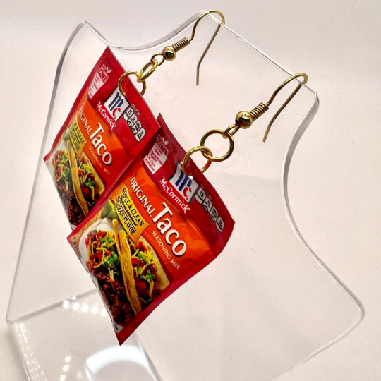 McCormick Taco Seasoning Earrings