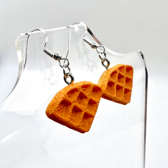 Waffle Earrings