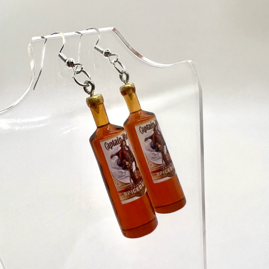Captain Morgan Bottle Earrings