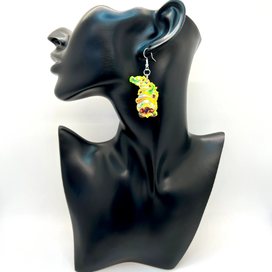 Sun Flower Gnome Earrings