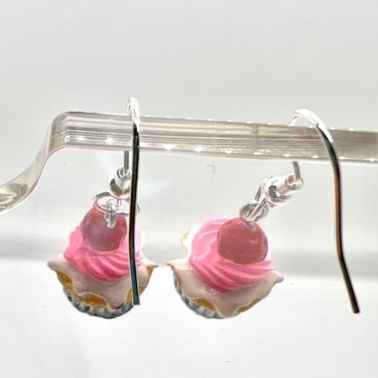 Strawberry Cupcake Earrings