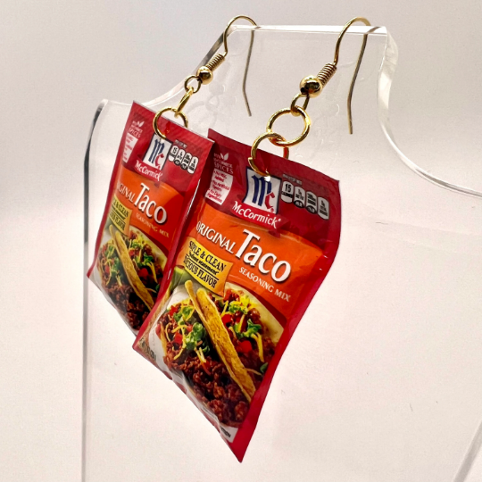 McCormick Taco Seasoning Earrings