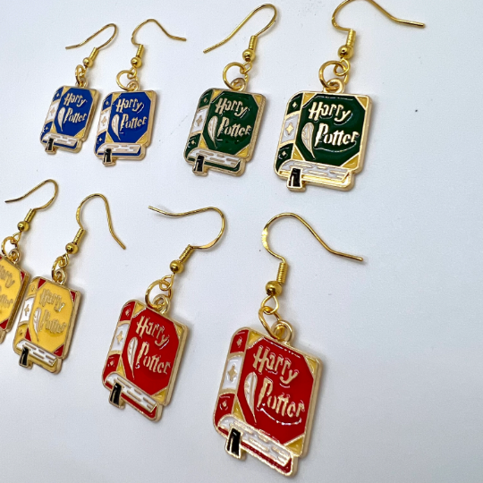 Harry Potter Book Earrings