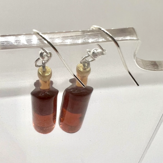Captain Morgan Bottle Earrings
