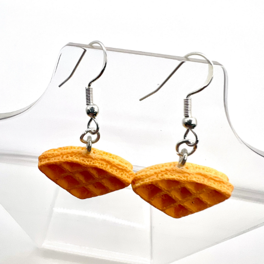 Waffle Earrings