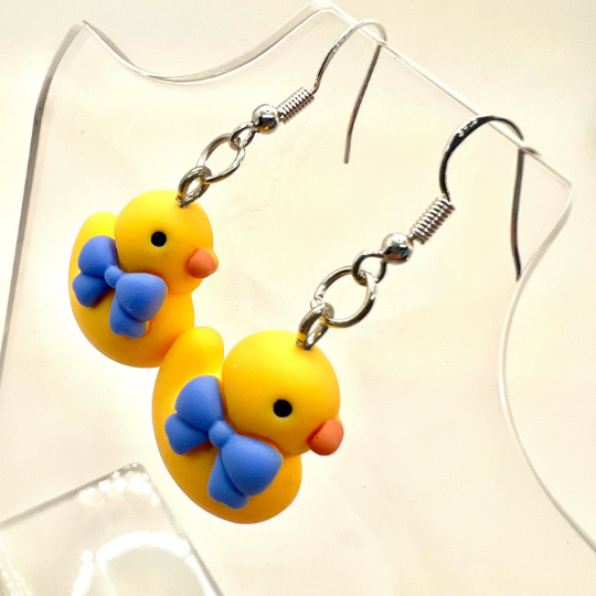 Rubber Duck Earrings
