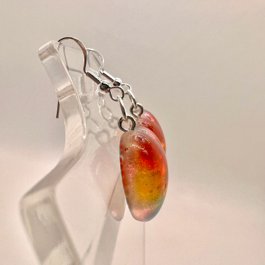 Rainbow Heart Earrings
