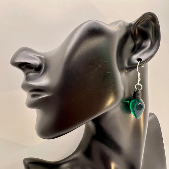Christmas Light Bulb Earrings