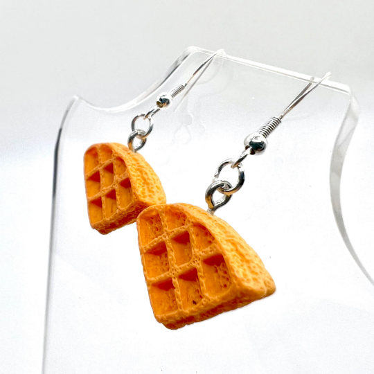 Waffle Earrings