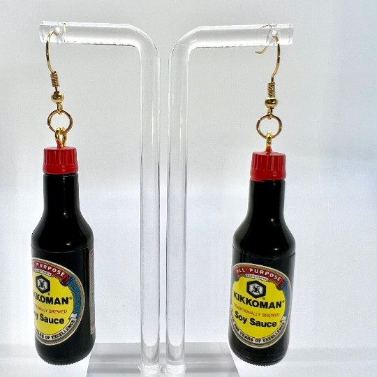 Kikkoman Soy Sauce Earrings