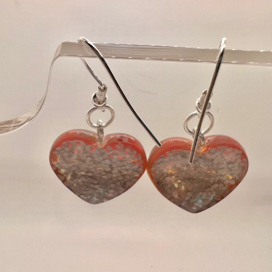 Rainbow Heart Earrings