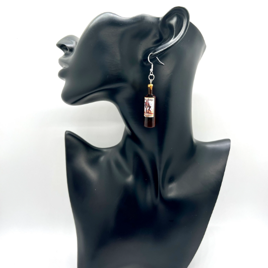 Captain Morgan Bottle Earrings