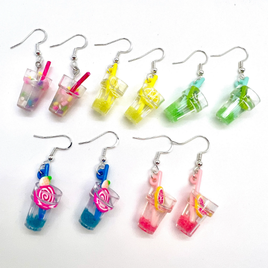 Fruity Drink Earrings