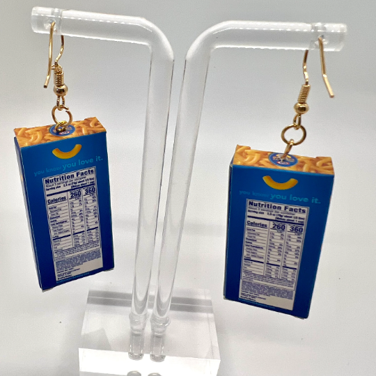 Mac and Cheese Earrings