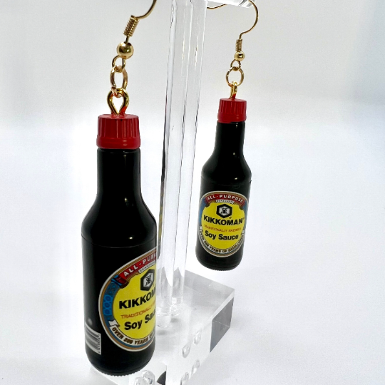Kikkoman Soy Sauce Earrings